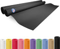 Black Paper Rolls 48" x 1200" (100 feet), Pack of 2 - USA-Made Kraft Paper 50lb Thickness for Packing, Wrapping, Shipping, Crafts/Arts - 100% Recyclable Natural Craft Material Roll by IDL Packaging