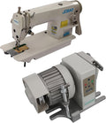 Industrial Sewing Machine Kit 550W, 3500 s.p.m Sewing Tool with 1/2HP Motor Commercial Sewing Machine with Automatic Threading, Reverse Sewing, Adjustable Stitch Distance and Speed