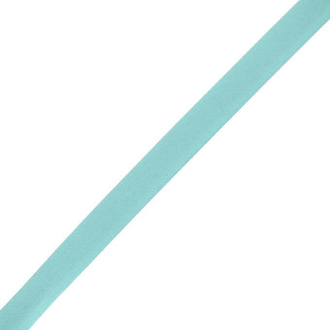 Mandala Crafts 55 Yards 1 Inch Mint Double Fold Bias Tape for Sewing - Bias Binding Tape for Quilting Binding, Hemming, Seam, and Fabric Piping