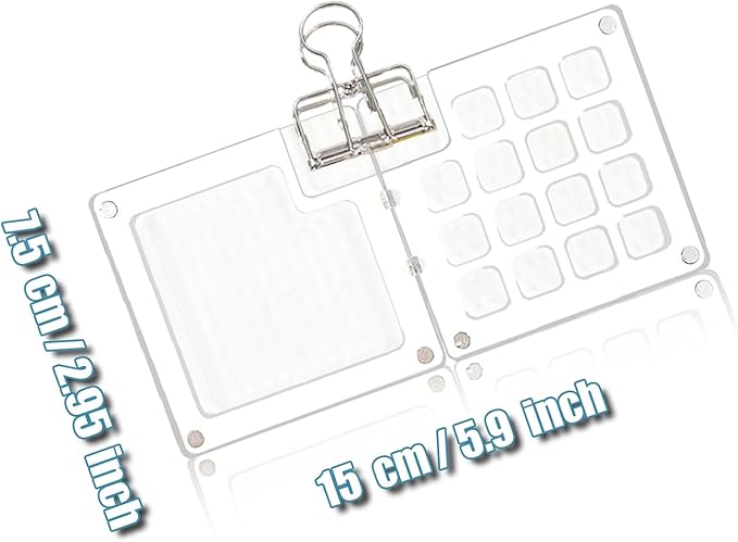 Mini Travel Watercolor Set Pocket Artist Watercolor Travel Set Grid Palette Box Sketch Book With Binder Clips Art Painting Kits For Painters Artists Students