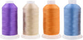 Mandala Crafts Pastel Heavy Duty Thread - 6000 Yds Tex 90 Bonded Polyester Thread for Sewing Drapery Jeans Leather Hair Outdoor Marine Upholstery