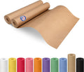 18" x 1200" (100 ft) Brown Kraft Paper Roll, Pack of 2 - USA-Made Quality Craft Paper for Gift Wrapping, Kids' Arts & Crafts, School Projects - 100% Recycled, 50 lb Natural Material by IDL Packaging
