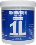 SNOWSUN Ultramarine Acrylic Paints, Large Bulk Heavy Body Acrylic Paint (42.4 oz, 1L) - Non Toxic Gloss Thick Art Paint for Multi-Surface, Ideal for Canvas Wood Ceramic Fabric and Leather, Stone Craft, for Artists & Beginners