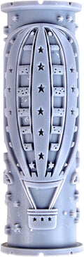 Hot Air Balloon Clay Texture Roller (4") - America Set #01 - Embossing Pattern Roller for Polymer & Ceramic Clay, Pottery & Crafts