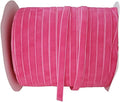 10 Yards Velvet Ribbon Spool (Dark Pink, 3/8")