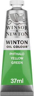 Winsor & Newton Winton Oil Color, 37ml (1.25-oz) Tube, Phthalo Yellow Green