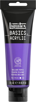 Liquitex BASICS Acrylic Paint, 118ml (4-oz) Tube, Brilliant Purple