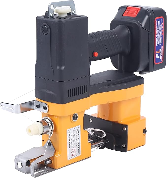Bag Sewing Machine,36V Portable Electric Bag Stitching Closer Sack Seal Sewing Machine Home& Commercial 7-10mm Needle Distance Seal Sewing Tool for Woven Bags, Express Bags, Rice Bags