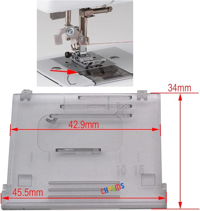 CKPSMS Brand - 1PCS #XF2404001 Bobbin Cover Plate Compatible with/Replacement for Brother Brand BB370, BM2800, BM2800CT, BM2800FG, BM3550FG+ (1PCS)