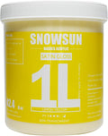 SNOWSUN Lemon Yellow Acrylic Paint, Large Bulk Heavy Body Acrylic Paint ( 1L，About a quarter of a gallon) - Non Toxic Gloss Thick Art Paint for Multi-Surface, Canvas Wood Ceramic and Leather, Stone Craft, for Artists & Beginners