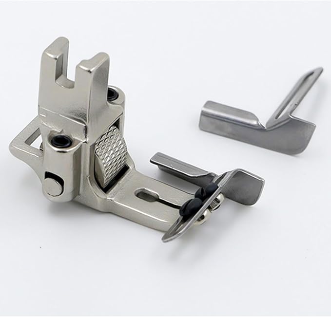 HONEYSEW Universal Roller Presser Foot Adjustable Left and Right Side Guard Foot for Flatbed Industrial Sewing Machines