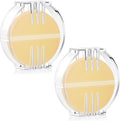 Maitys 2 Pcs Thread Wax Thread Conditioner Beeswax for Hand Sewing Embroidery Beeswax Floss Conditioner for Quilting Sewing Strengthening Line Embroidery Wax (Yellow,Clear Case)