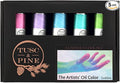 Tusc & Pine Artist Oil Paint - Cool Luminous Set of 5 Assorted Colors, 40 ml each, Non-Yellowing, Rich & Creamy Consistency, Maximum Pigment Load, Small Batch Milled Oil Paints, Made in the USA