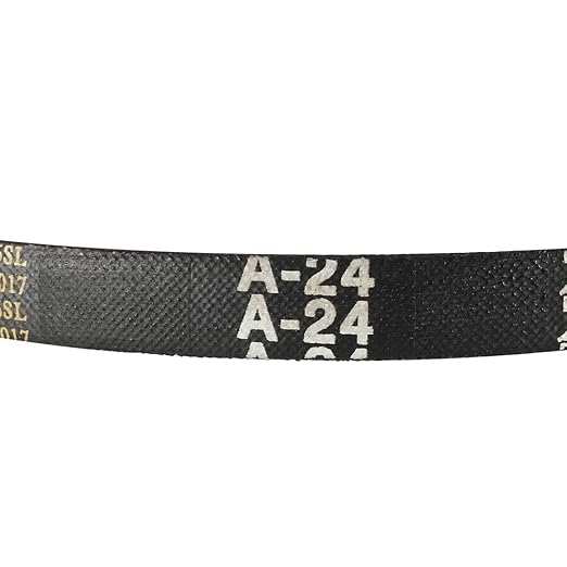 uxcell A24 Drive V-Belts 24" Inner Length 13mm Width 8mm Thick JIS Standard A-Section Rubber Drive Industrial Transmission Belt