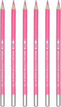 PATIKIL Watercolor Pencil, 6Pcs Water Soluble Pencils for Blending, Coloring, Sketch Drawing, Painting, Pale Pink