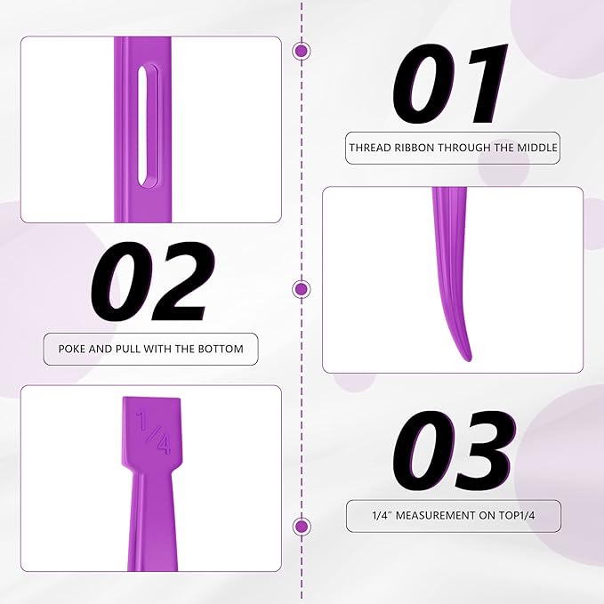 Dingion 12 Pieces That Purple Thang Sewing Tools Multifunctional Purple Thing Sewing Kit Projects Use