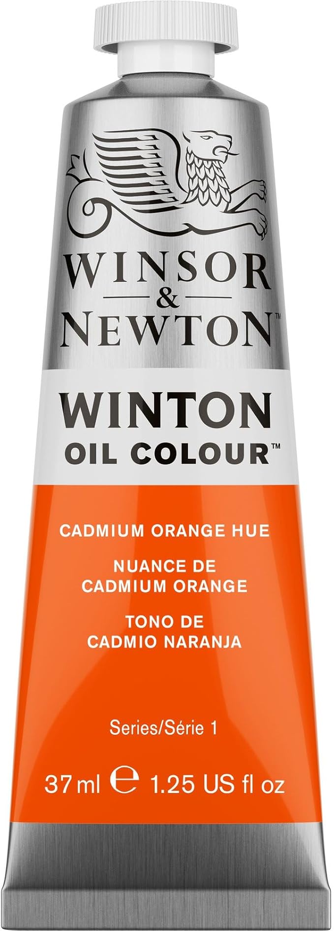 Winsor & Newton Winton Oil Color, 37ml (1.25-oz) Tube, Cadmium Orange Hue