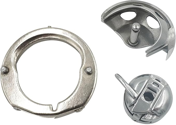 1Set Bobbin Case & Hook & Shuttle Race Cover, Design for Singer 2250 2259 2263