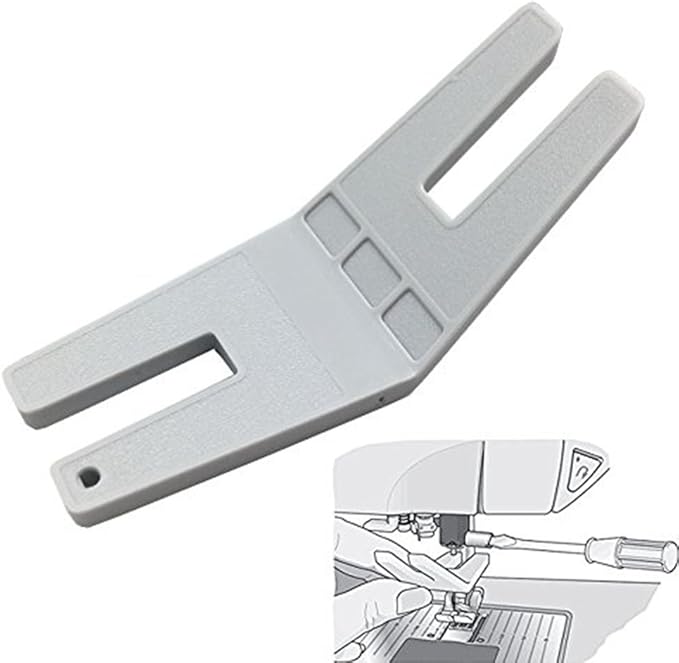FQTANJU 1 Pcs Clearance Plate/Button Reed Presser Foot - for All Sewing Machines # 413105601