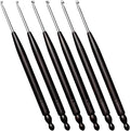 Hssugi Crochet Hooks, 6PCS 2.5mm, 2.75mm, 3.0mm Small Crochet Hooks for Arthritic Hands, Ergonomic Hook Knitting Needles for Beginners DIY, Experienced Lovers