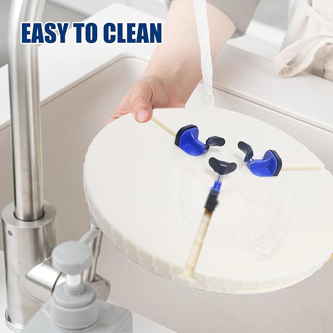 Pottery Machine Turntable Clamp Pottery, Ceramic Pottery Trimming Spinner Repair Tool for Ceramic Beginners and Professionals, Clamp Repair Tools, 2”-12”Adjustable, DIY Ceramic Pottery Turntable
