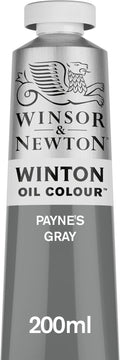 Winsor & Newton Winton Oil Color, 200ml (6.75-oz) Tube, Payne's Gray