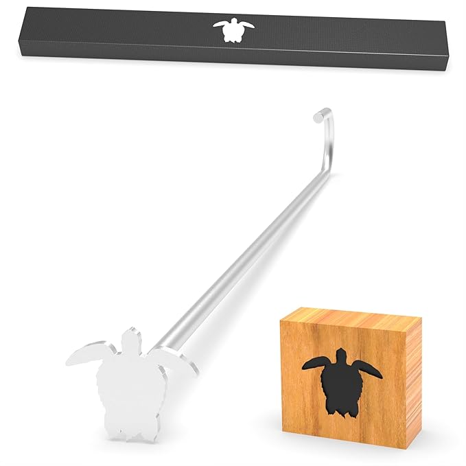 1.2" Mini Custom Wood Branding Iron Personalized for Wood Working, Leather Hats, Steak, BBQ Brander & Bread Logo, Personalized Steak Branding Iron for Food (Small, 057# Sea Turtle)