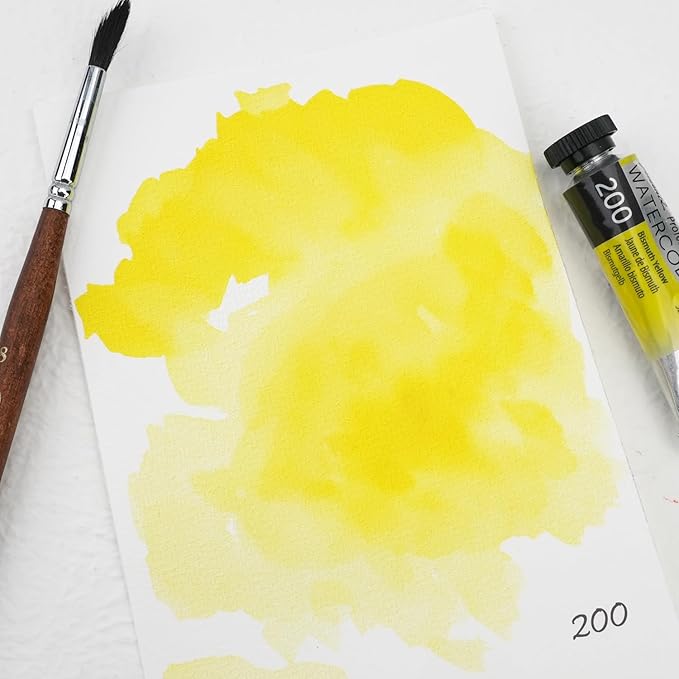 PHOENIX Professional Watercolor Paint Single Tube - 0.47 Fl Oz / 14ml - Bismuth Yellow