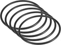 Kozelo 5Pcs Universal Sewing Machine Motor Stretchable Belt - [ 13"(330mm) Perimeter x 3/16" (5mm) Thick]for Household Sewing Machines Accessories Use, Black