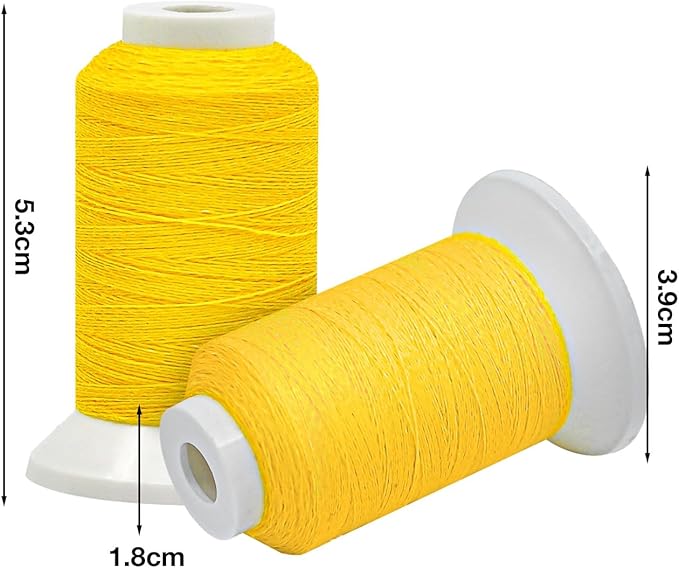 8 Colors Luminary Glow in The Dark Embroidery Machine Thread, 40WT(108D/2) Embroidery Thread Kit 300M(320Y) Each Spool for Embroidery, Handing, Quilting, Sewing