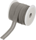MECCANIXITY 3/4 Inch Single Fold Bias Tape Polyester Continuous Bulk Bias Tape Roll for Sewing, Seaming Quilting Hemming Binding Crafts (Coffee 25 Yards)
