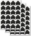 GOONAVI 480 Pcs Black Acid-Free Photo Corners Mounting Self Adhesive for DIY Photo Album, Journal & Stickers for Guestbook