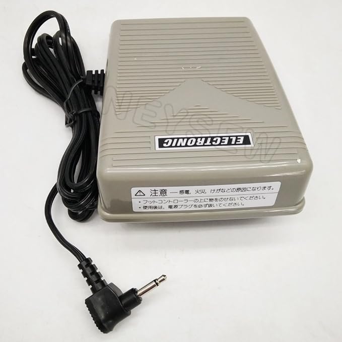 HONEYSEW Foot Control Pedal and Power Cord for Singer Sewing Machine 7412, 7422, 7424, 7425, 7426, 7427, 7428, 7429, 7430, 7431, 7432, 7433, 7434, 7435