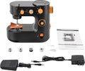Beginner Sewing Machine, Portable Home Automatic Thread Winding Sewing Machine, Dual-Speed LED Lighting Electric Sewing Machine, Compact, Perfect for Home, DIY, and Sewing Projects POIOKLJRE