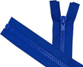 ANPURZII 2PCS #5 19 Inch Ocean Blue Separating Jacket Zippers for Sewing Coats, Molded Plastic Bulk Zippers(Oceanblue 19" 2PCS)