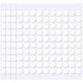 400pcs Double Sided Foam Dots, Self-Adhesive Mini Foam Dot Circles, Round EVA Tape for Wall Decoration Poster Greeting Cards Birthday Cards Invitation DIY Crafts- White