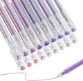 18 Colors Gel Pens for Adult Coloring Books – Fine Tip Gel Markers for Drawing, Journaling, Art, School Supplies(Skin Colors & Purple Colors)