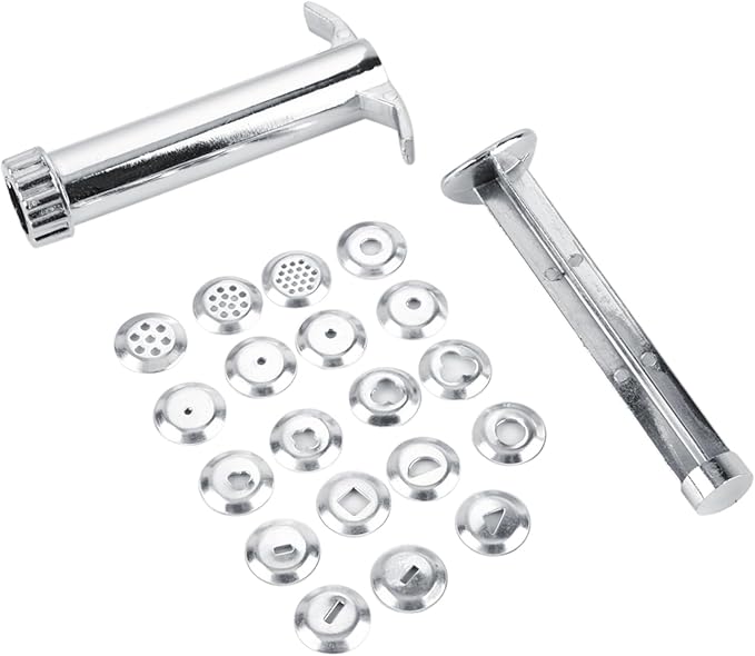Moofey Clay Extruder with 19 Disc, Zinc Alloy Polymer Clay Tools, Sugar Paste Extruder Tool for Craft Sculpture Sculpting, Pottery