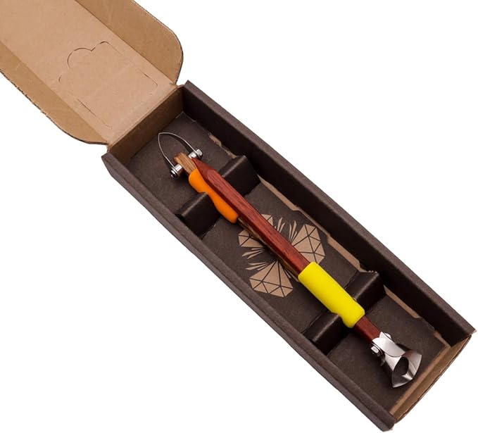 The Original DiamondCore Tools: 2-Pack Pottery Carving Tool Set ‚ P11 & X1, Clay Sculpting, Wide Groove Fluting, Ceramic Trimming, Sgraffito (Set 3)