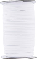 Mandala Crafts 55 Yards 1/4 Inch White Double Fold Bias Tape for Sewing - Bias Binding Tape for Quilting Binding, Hemming, Seam, and Fabric Piping