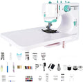 Compact Home Electric Sewing Machine, Sewing Machine for Beginners with 12 Built-in Stitches, Portable Cordless Handheld Twin Needles SewingMachine for Adults, Home Mending & Crafting (B)