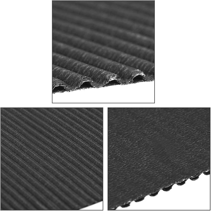uxcell 10pcs Corrugated Cardboard Paper Sheets,Black,7.87-inch x 11.84-inch,for Craft and DIY Projects