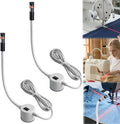 Magnetic Positioning Quilting Light for Sewing Machine, Red Guide Line Tool, Sewing Light Straight Stitch Seam Guide, With Adjustable Dot/Straight Line/Crosshair Projection (2Pcs, A)
