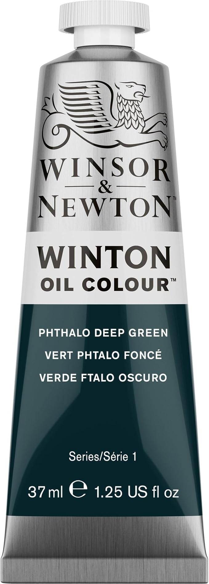 Winsor & Newton Winton Oil Color, 37ml (1.25-oz) Tube, Phthalo Deep Green