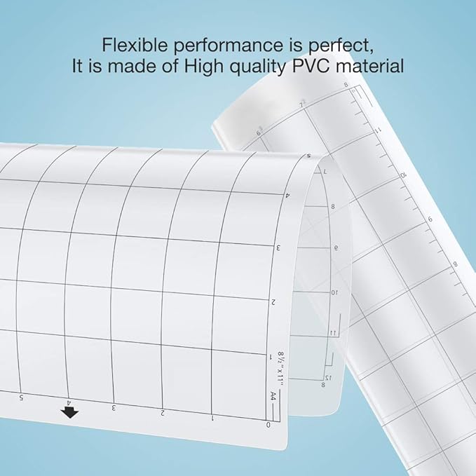 Nicapa StandardGrip Cutting Mat for Silhouette Portrait(8x12 inch 3 Mats) Standard Adhesive Sticky Quilting Cut Mats Replacement Accessories for Silhouette Portrait