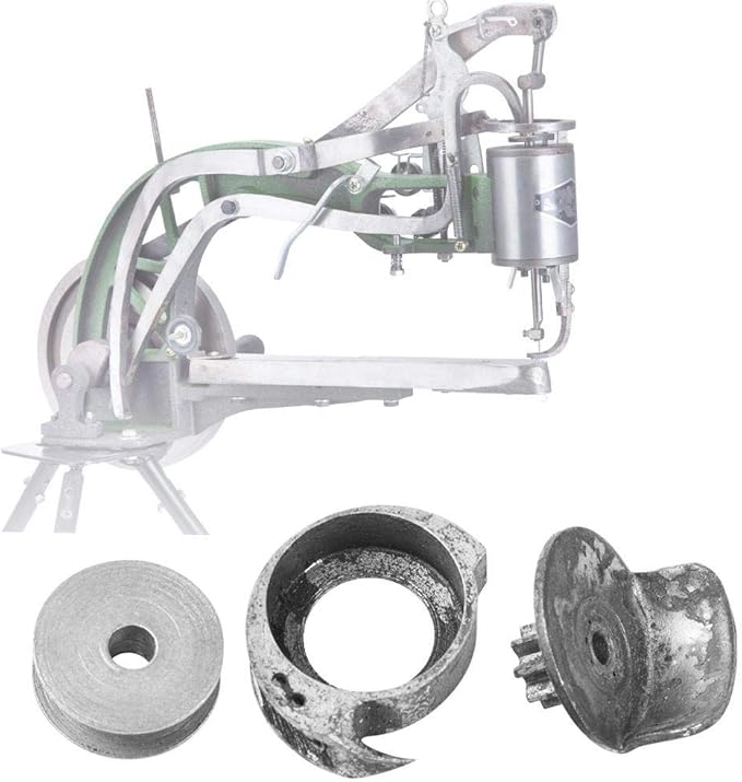 5 Sets Shoe Mending Machine Shuttle Bobbins and Bobbin Cases for Shoe Sewing Machine Parts