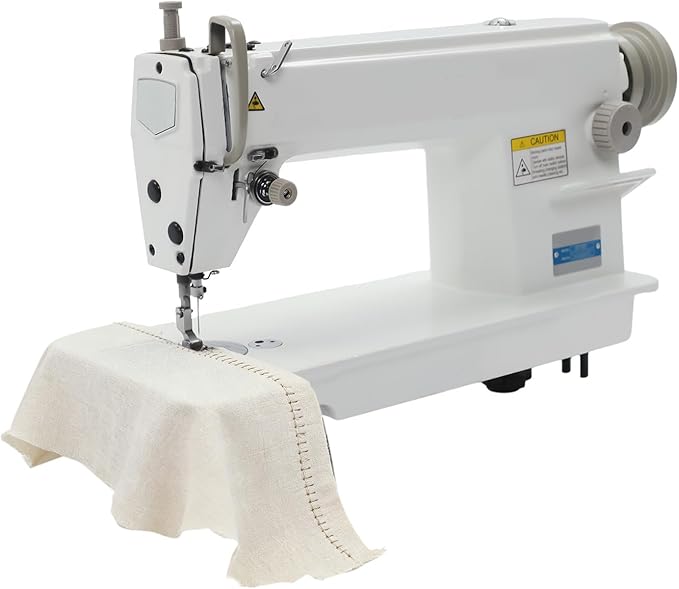 Industrial Straight Stitch Sewing Machine, 500W Adjustable Speed and Stitchs Distance Sew Machine with Reverse Sewing Function,Upholstery Sewing Machine with Motor,Stitch Length Adjustable to 0.2in