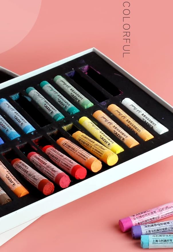 YYMIYU Soft Color Chalk Pastels for Professional Artist 36 Colour