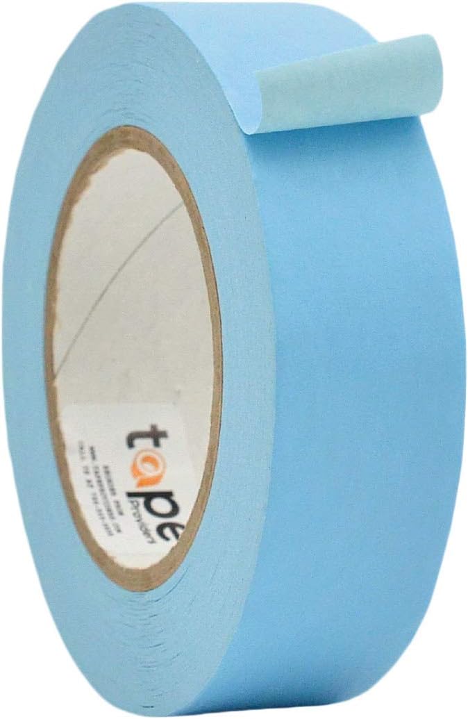 WOD CFTC6 Console Artist Tape Made in USA Light Blue, 4 inch x 60 yds. Flatback Paper Marking/Labeling Tape Residue Free, for Watercolor Paper to Prevent Tearing