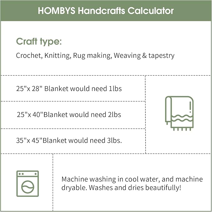 HOMBYS 8 Pack Assorted Chunky Yarn for Crocheting,Super Bulky Large Soft Fluffy Yarn,Plush Fuzzy Yarn,Thick Chenille Yarn for Hand Knitting/Arm Knitting,4 White & 4 Sage Green(27yds,8 oz Each Skein)